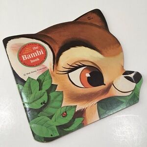 Vintage Walt Disney Presents BAMBI Golden Shape Book 1981 Childrens Illustrated